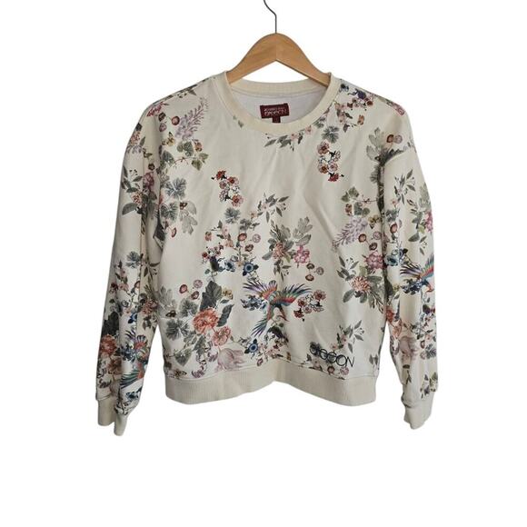 Johnny Was Sweaters - Johnny Was Dreamer Crewneck Size S Sweatshirt Floral Birds